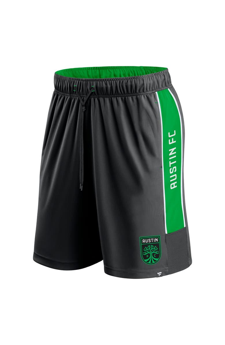 FANATICS Men's Fanatics Branded Black Austin FC Corner Kick Shorts, Alternate, color, Black