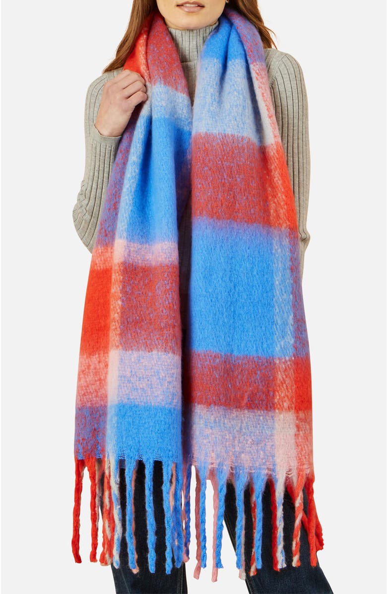 Yumi Check Super Soft Scarf, Alternate, color, Multi