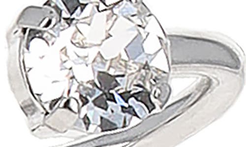 Justine Clenquet Chris Crystal Ring In Silver