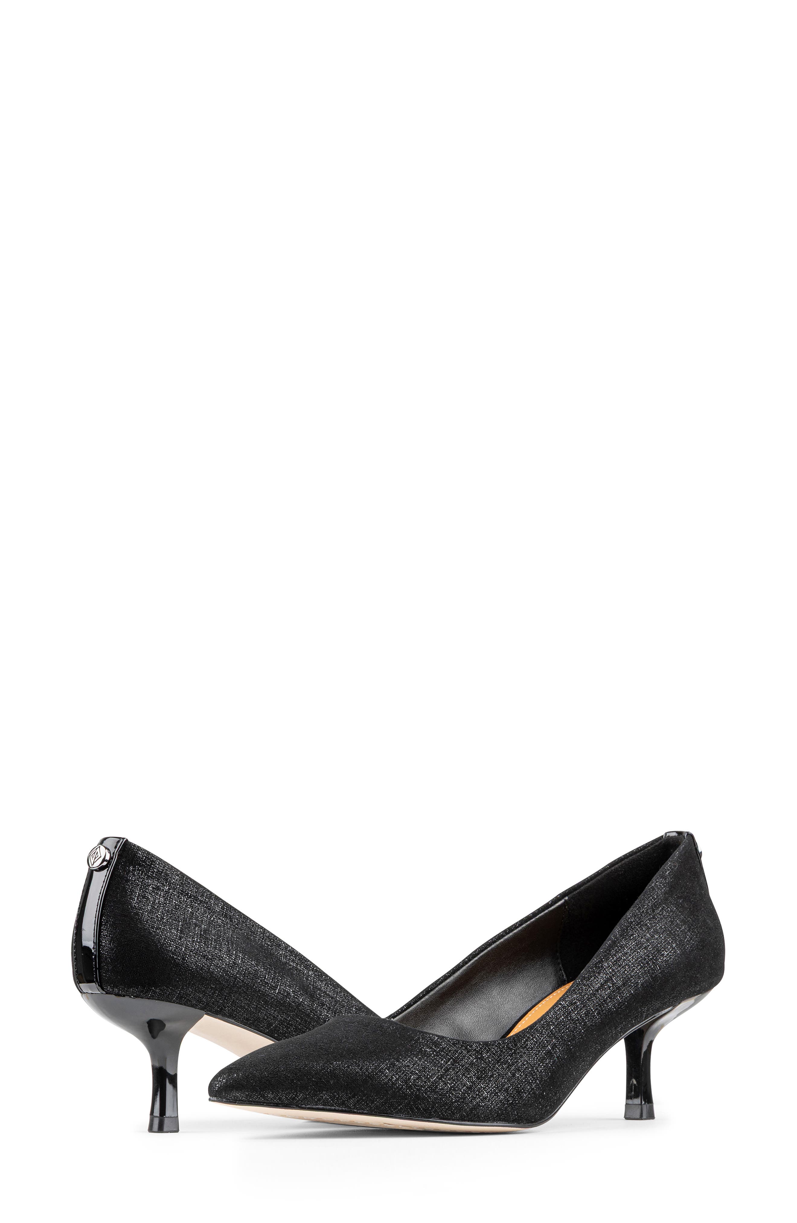 Donald Pliner Calibra Kitten Heel Pump, Alternate, color, Black