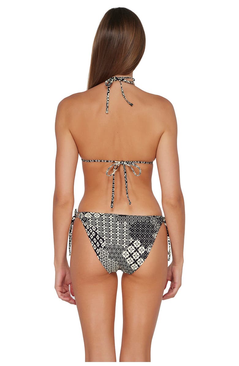 Sunsets Laney Triangle Bikini Swimsuit Top, Alternate, color, Venice Seagrass Texture