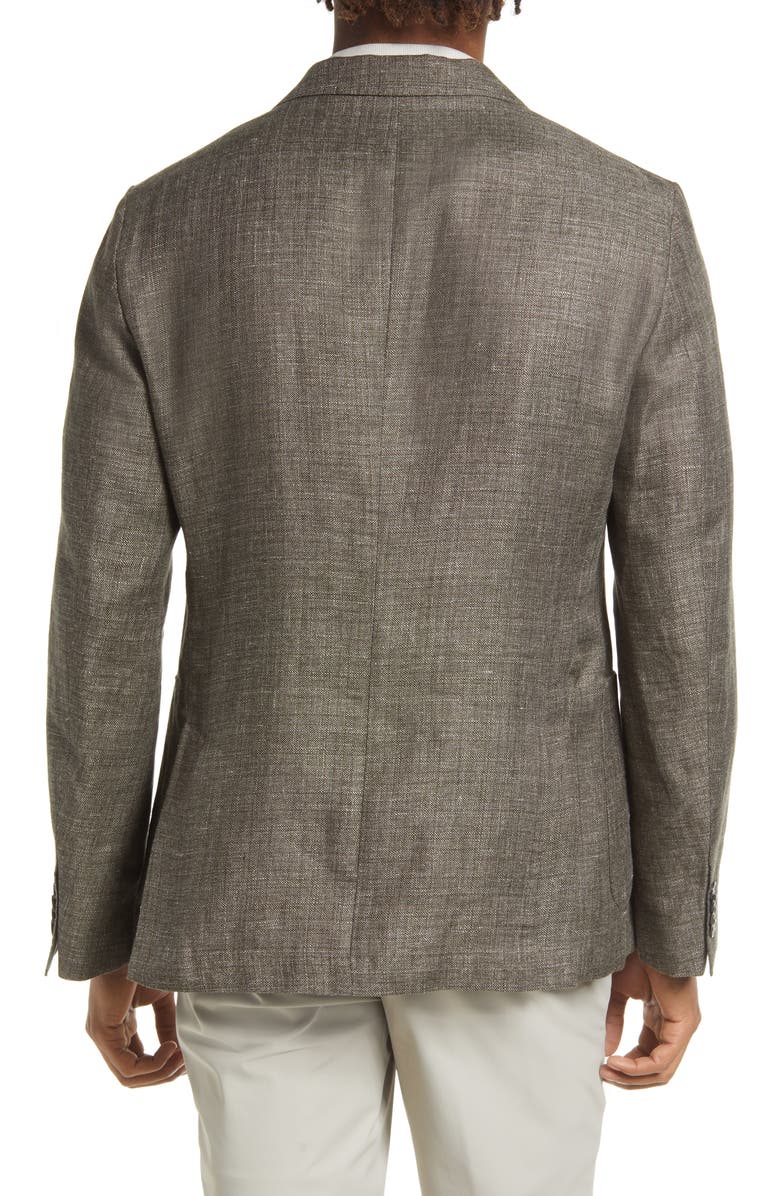 BOSS Hanry Slim Fit Solid Linen & Virgin Wool Sport Coat, Alternate, color, 
