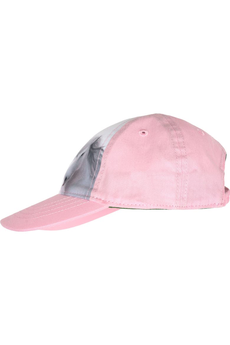 Baseball Cap, Alternate, color, Pink and White