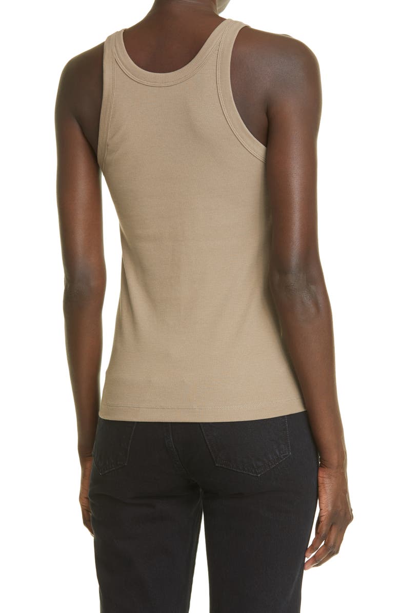 TOTEME Organic Cotton Rib Tank, Alternate, color, 