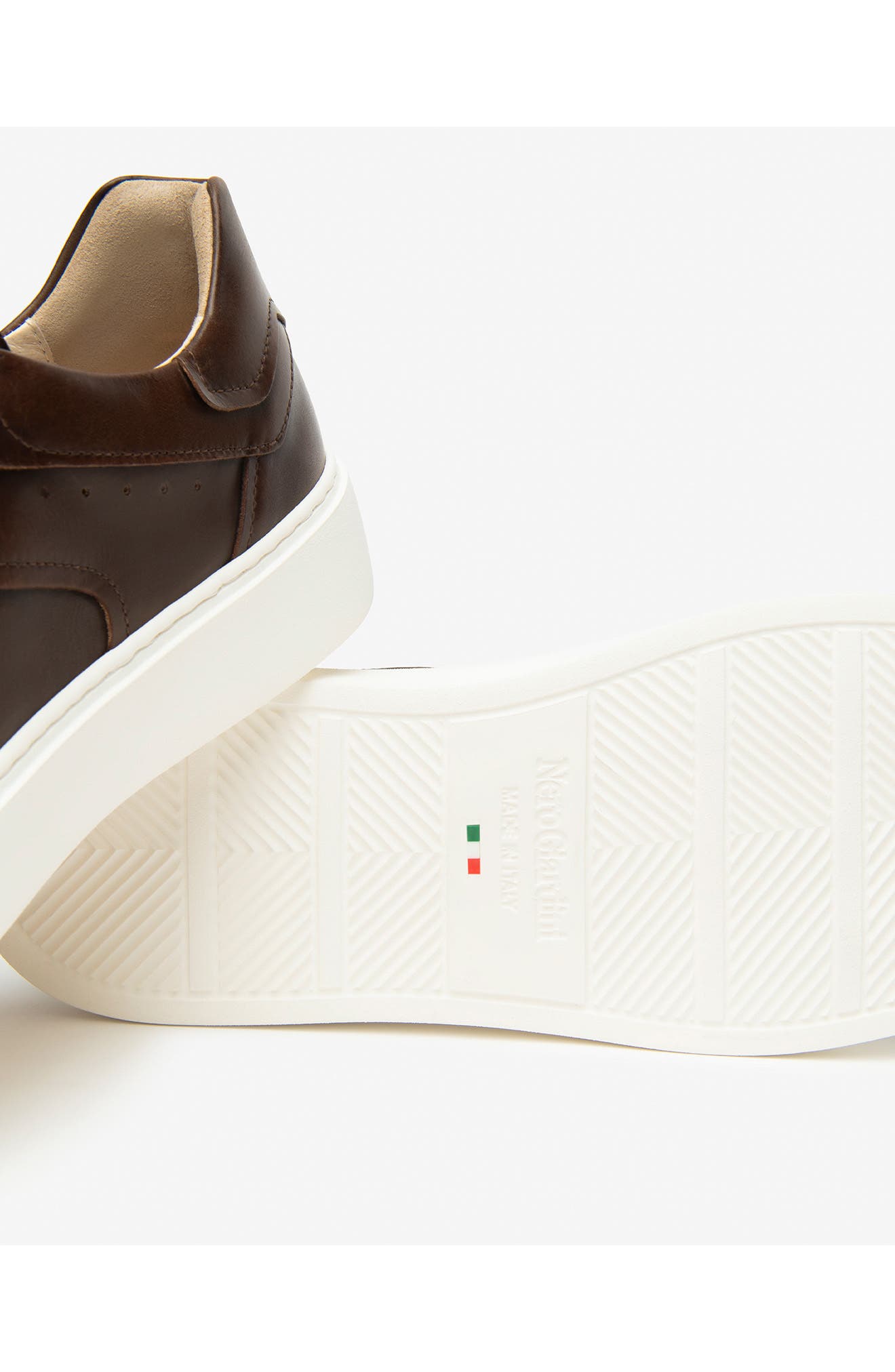 NeroGiardini Low Top Sneaker, Alternate, color, Chocolate