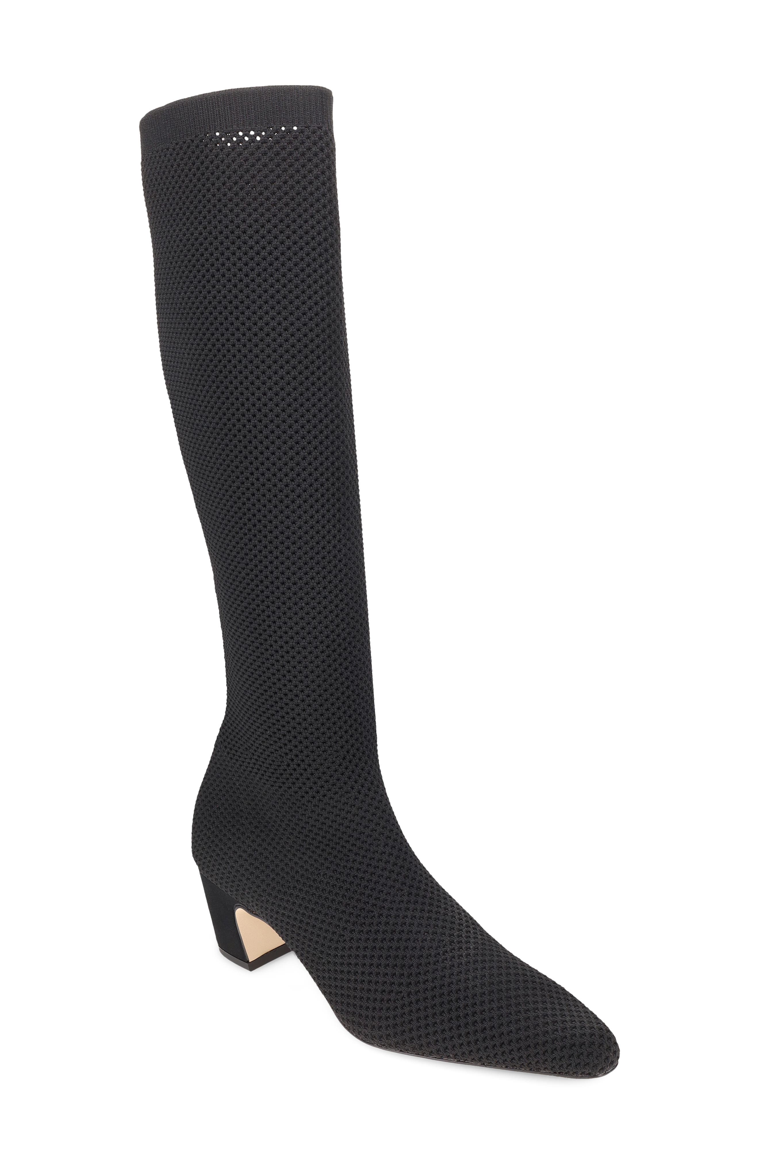 Euris Knee High Boot, Main, color, BLACK