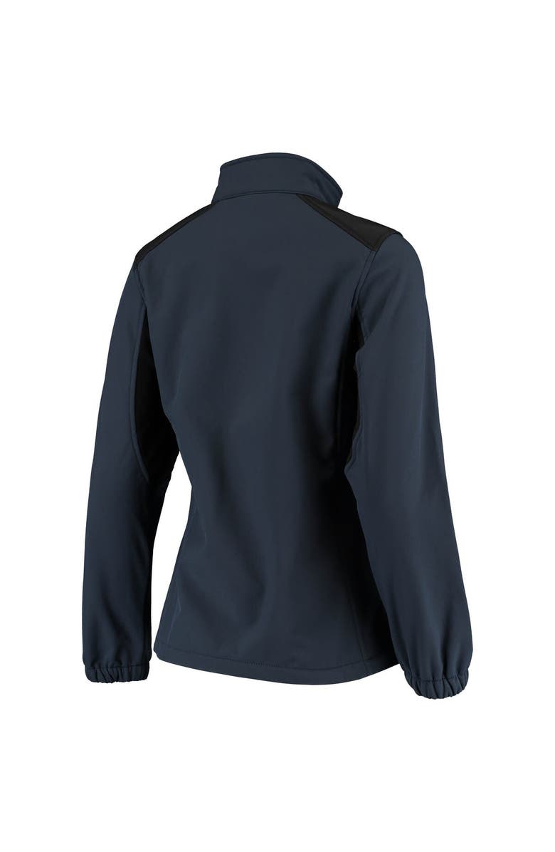 DUNBROOKE Women's Dunbrooke Navy Seattle Seahawks Softshell Fleece Full-Zip Jacket, Alternate, color,