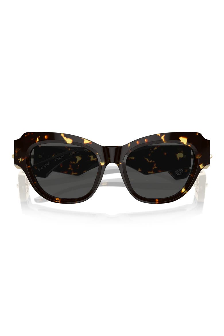 52mm Irregular Sunglasses, Alternate, color, DK HAVANA
