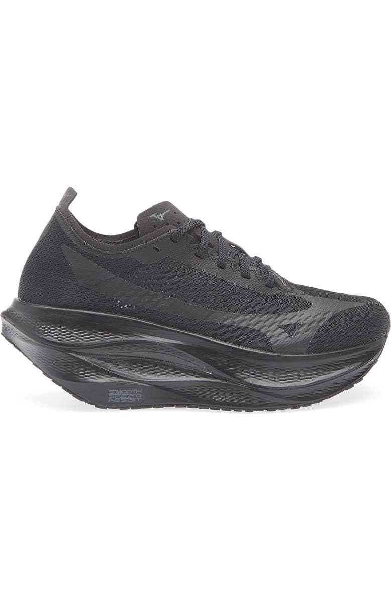Comme des Garçons x Mizuno Wave Rebellion Pro 3 Sneaker, Alternate, color, Black