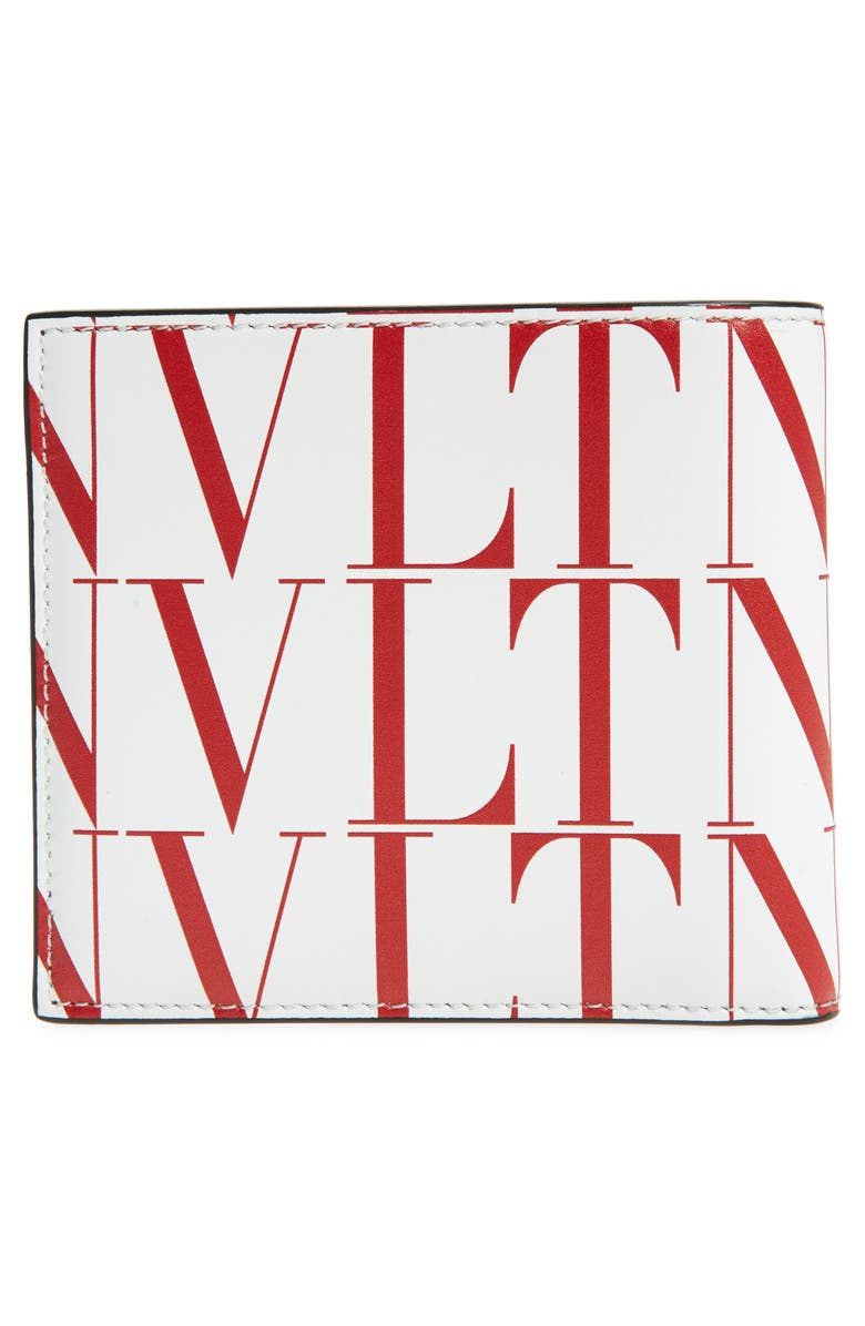 Valentino Garavani VLTN Times Leather Bifold Wallet, Alternate, color,