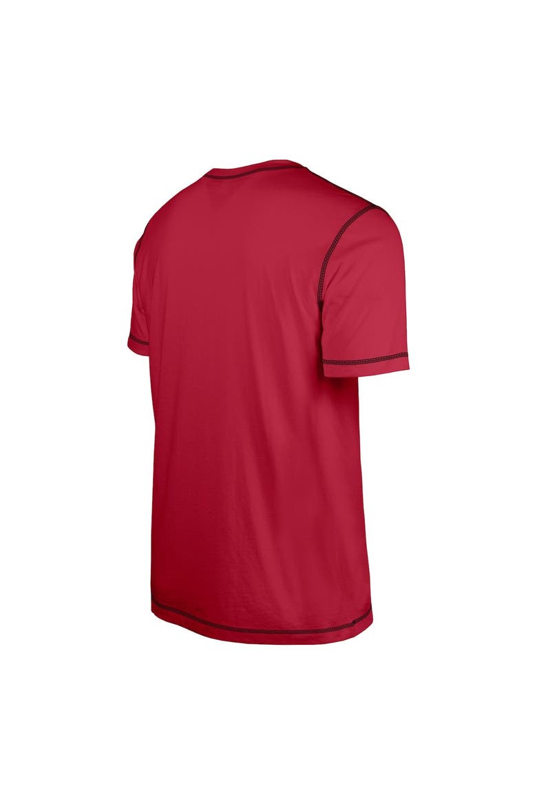 Men's New Era  Cardinal Arizona Cardinals Third Down Puff Print T-Shirt, Alternate, color, Cardinal