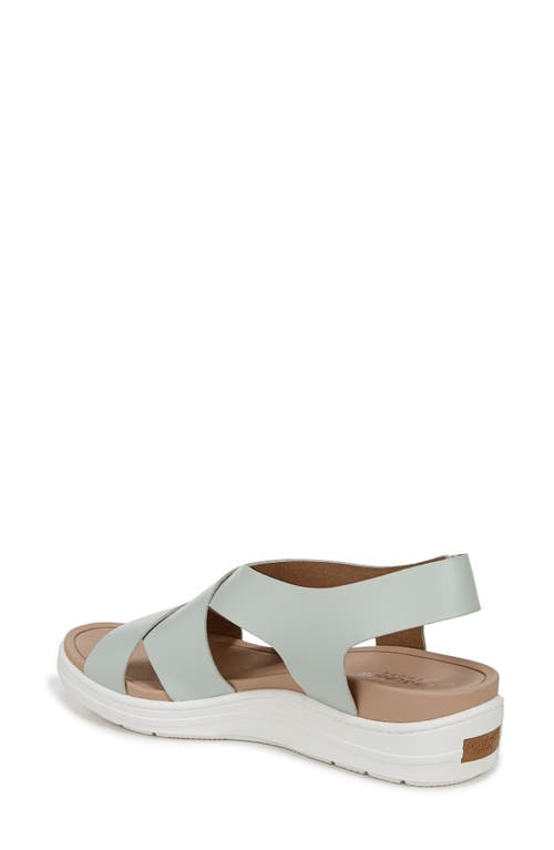 Dr. Scholl's Women's Time Off Sea Slingback Wedge Sandals In Blue