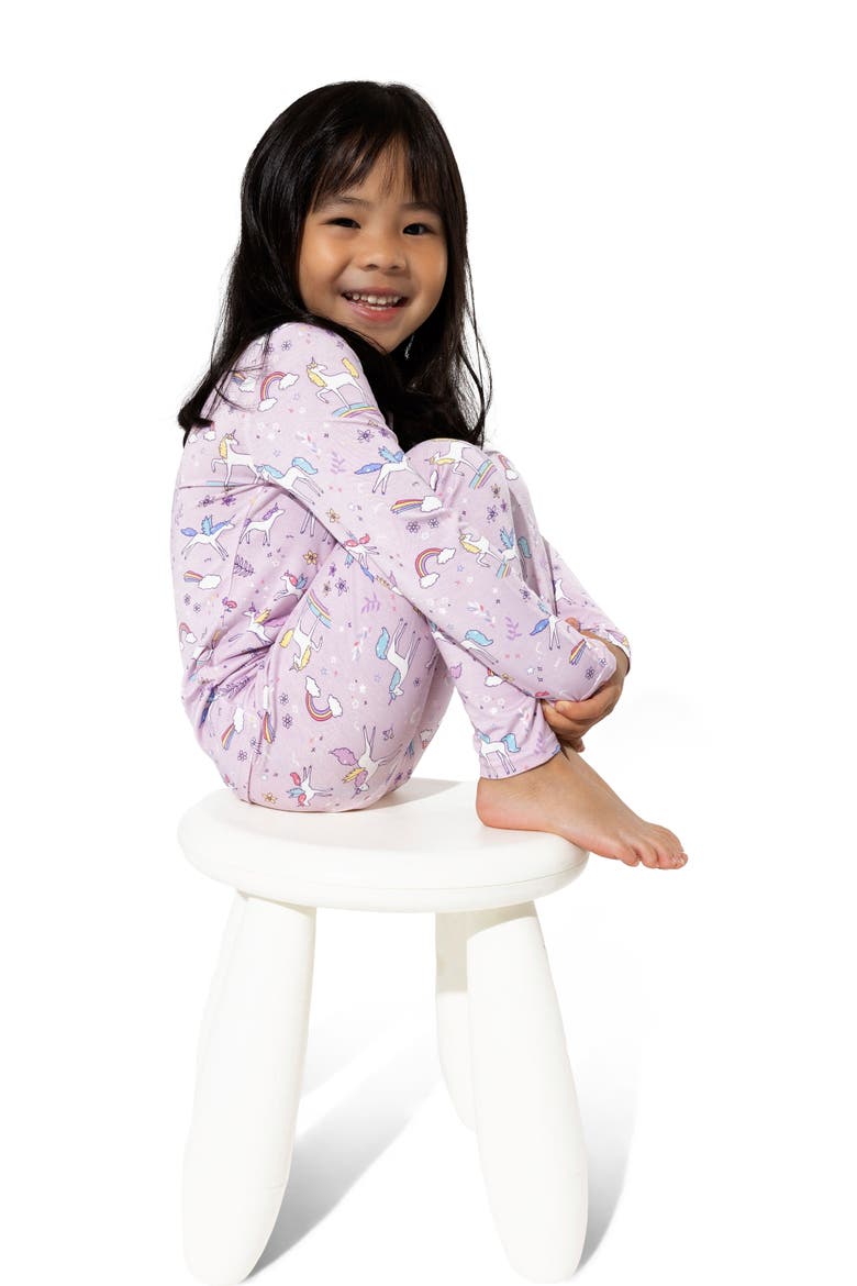 Kids' Enchanted Unicorn Set of 2 Piece Pajamas, Alternate, color, Enchanted Unicorn