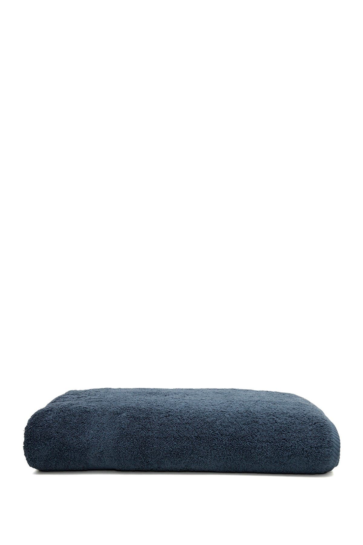 Linum Home Textiles Midnight Blue Soft Twist Bath Sheet