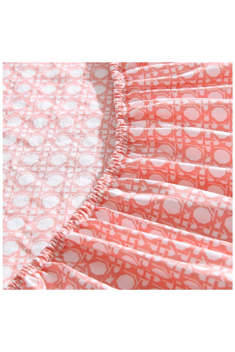 Diamond Isle 4-Piece Sheet Set, Alternate, color, LIGHT / MEDIUM ORANGE