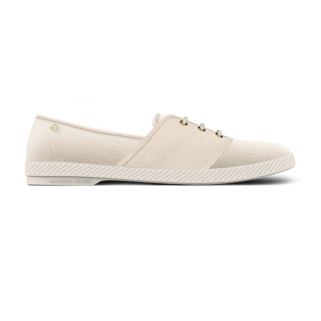 Rivieras Classic Cotton Canvas Slip-on Loafer In White