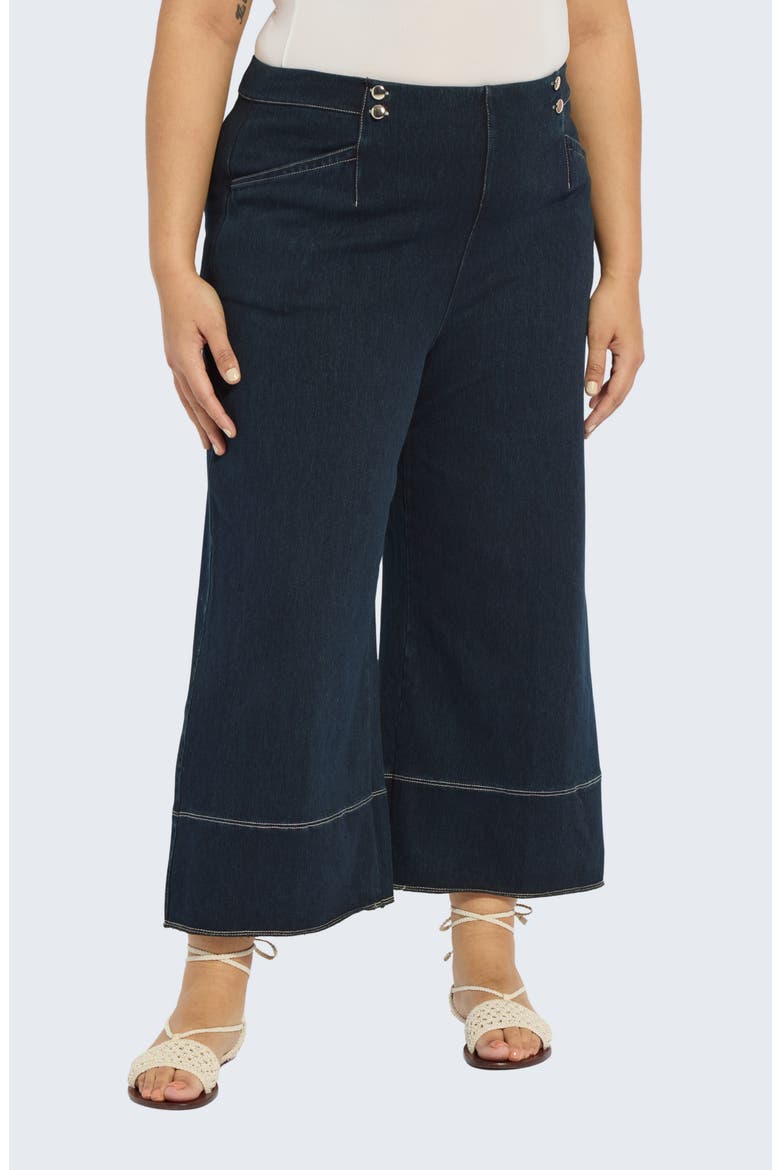 Dion Sailor Palazzo Pants, Main, color, INDIGO