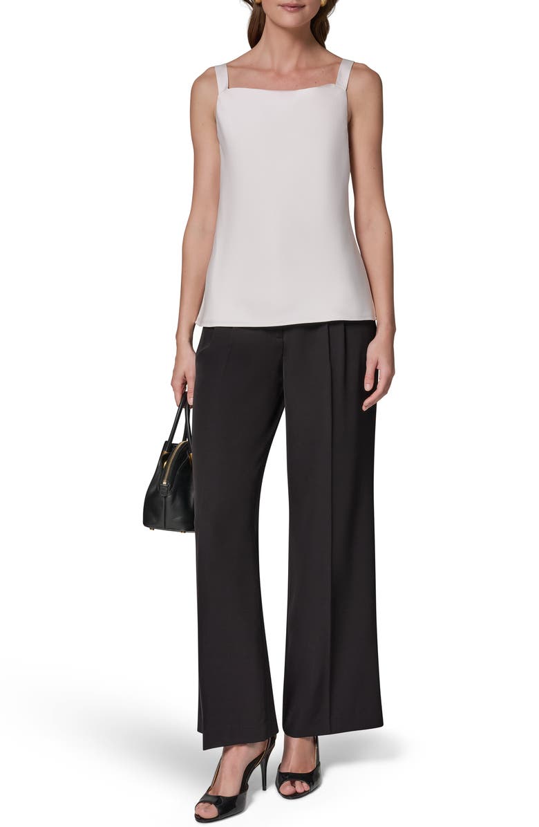 Donna Karan New York Cowl Neck Sleeveless Top, Alternate, color, Cream