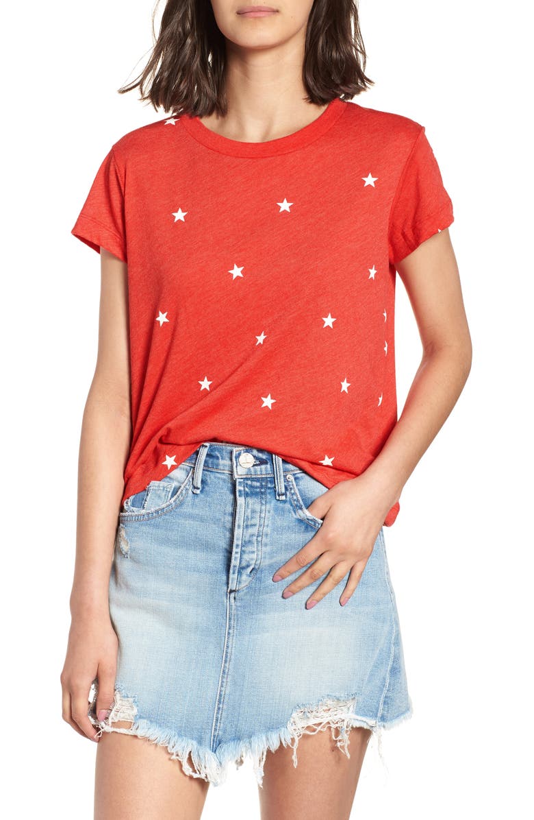 Wildfox Football Star No.9 Tee, Main, color,