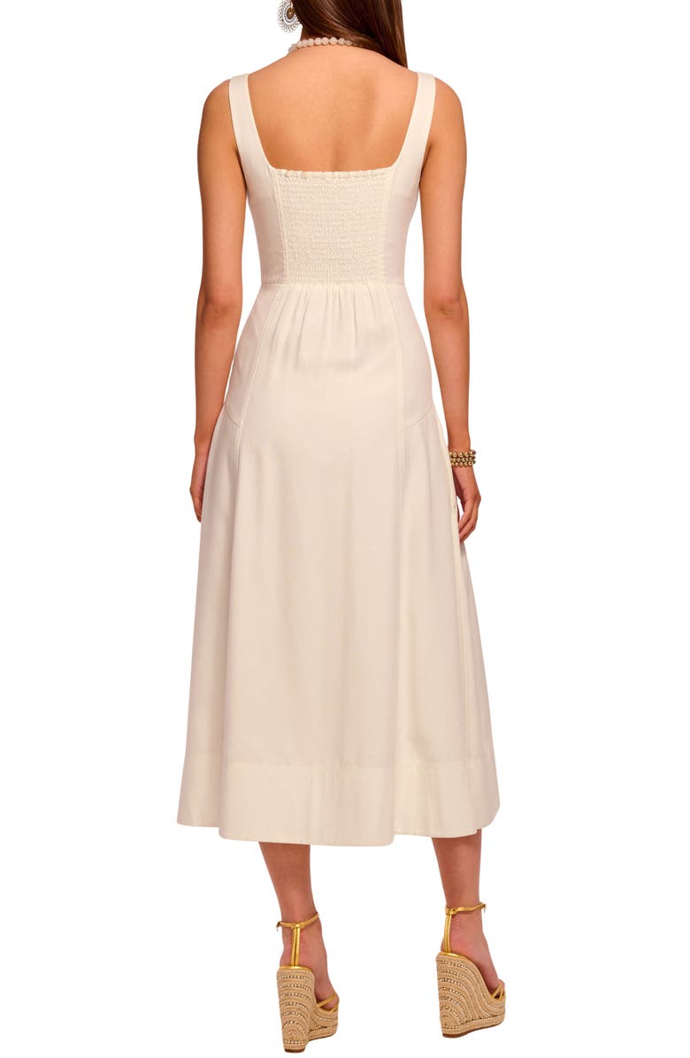 Ramy Brook Moira Front Zip Dress, Alternate, color, Ivory