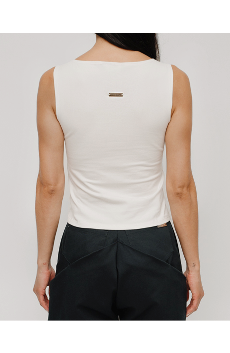 KATE BARTON X GOLDFISH<sup>®</sup> Tank Top, Alternate, color, Off-White