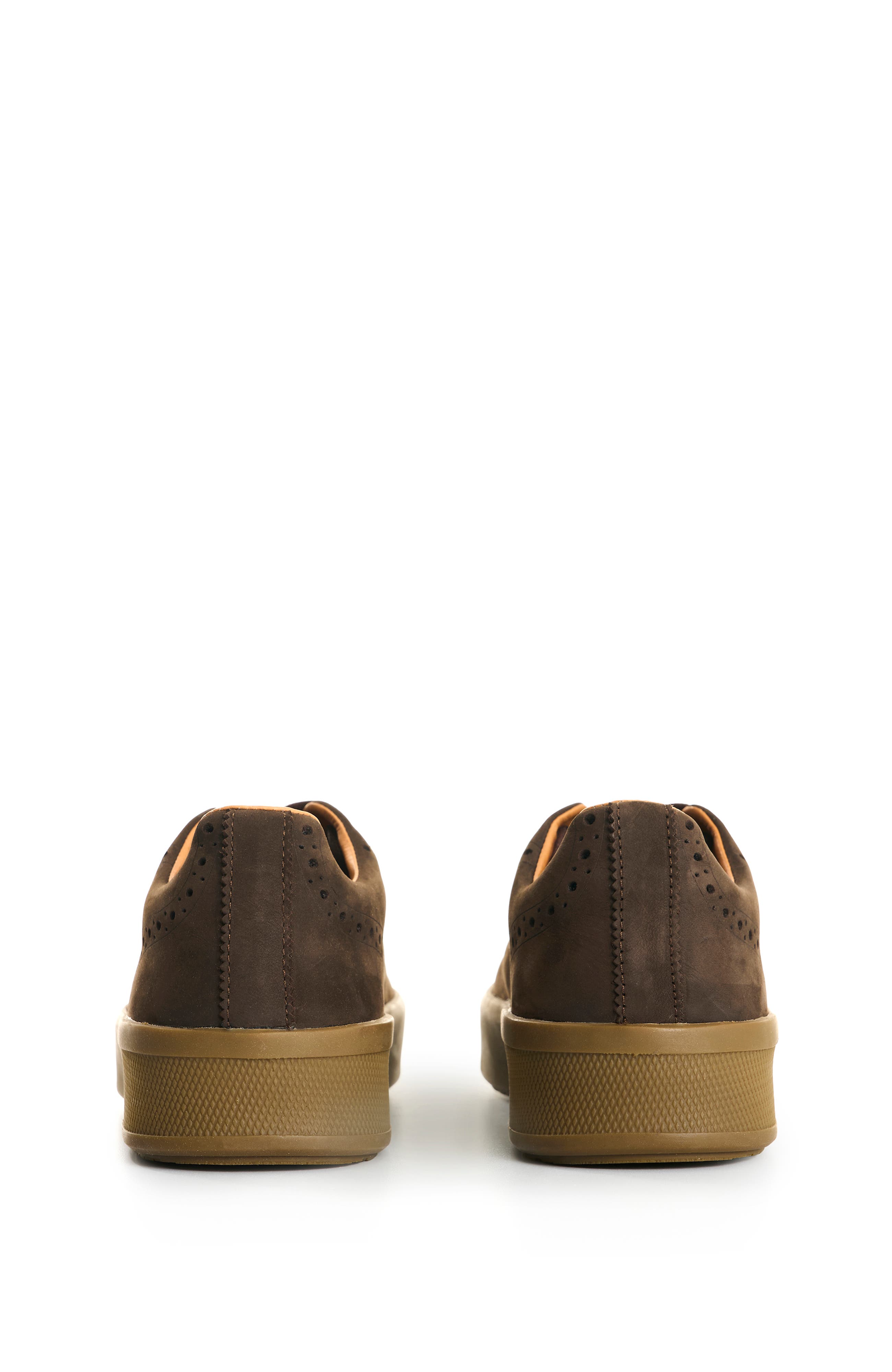 Velez Suede Leather Lace-Up Shoes, Alternate, color, Brown