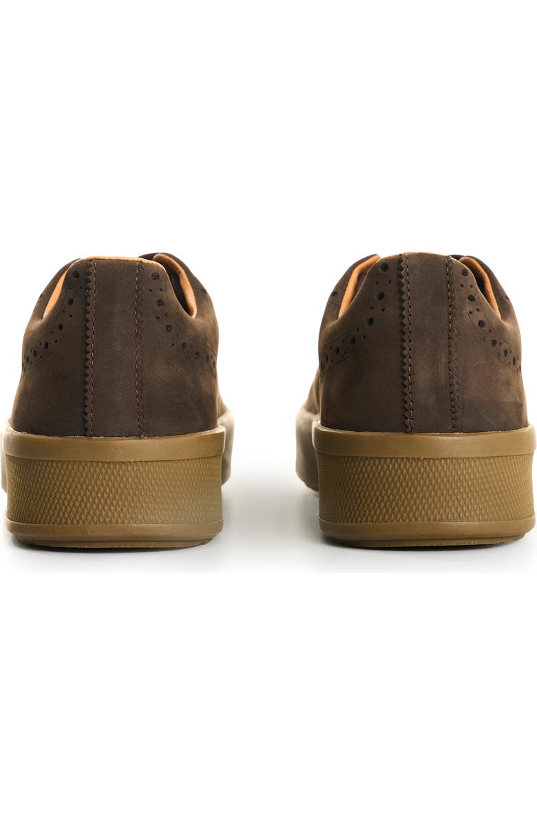 Velez Suede Leather Lace-Up Shoes, Alternate, color, Brown