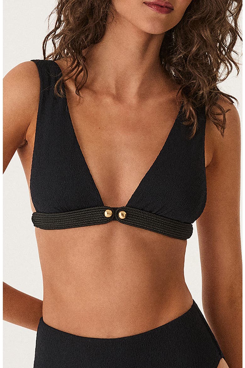 Lian Safira Bikini Top, Main, color, BLACK