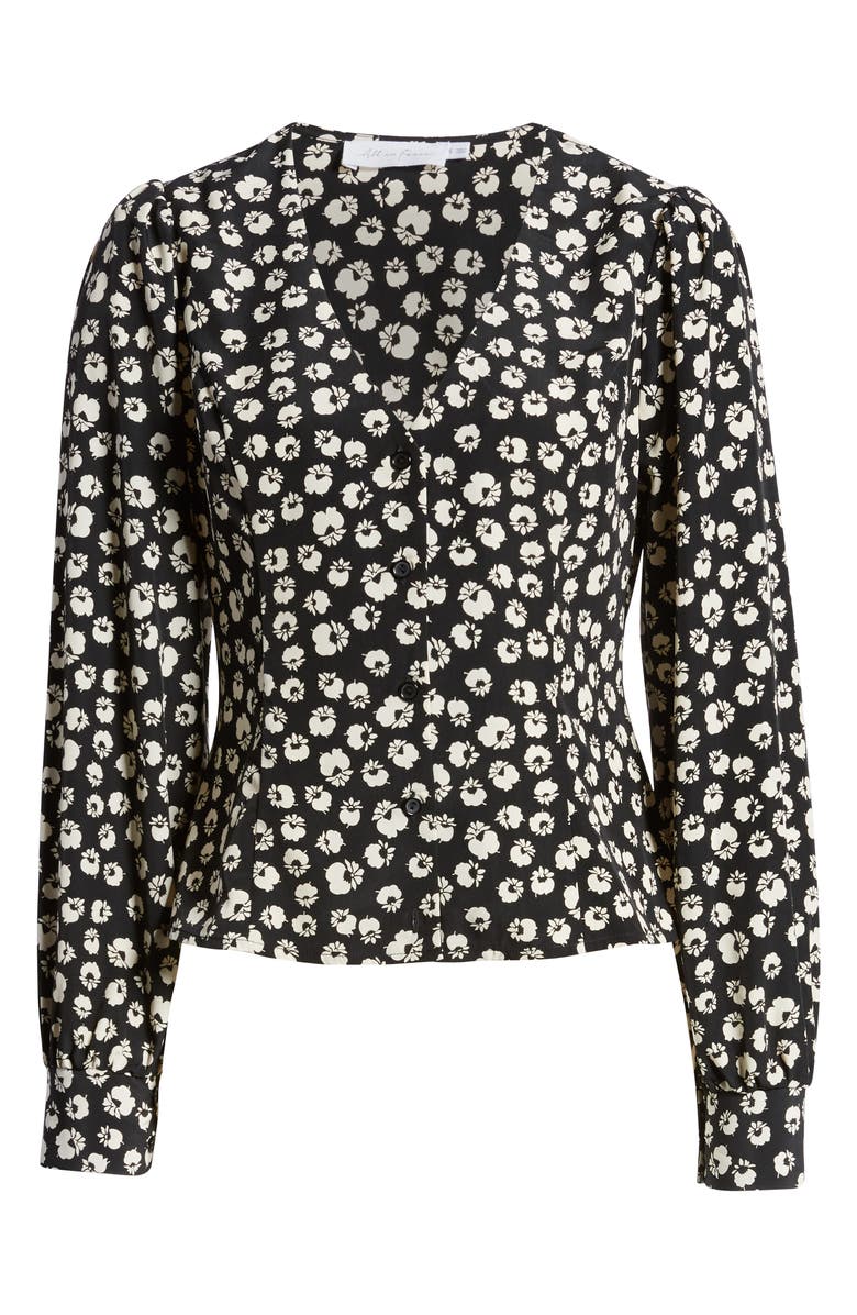 All in Favor Floral Print Blouse, Alternate, color,