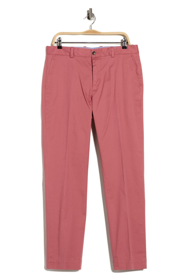 Stretch Cotton Twill Pants, Alternate, color, MAUVEWOOD