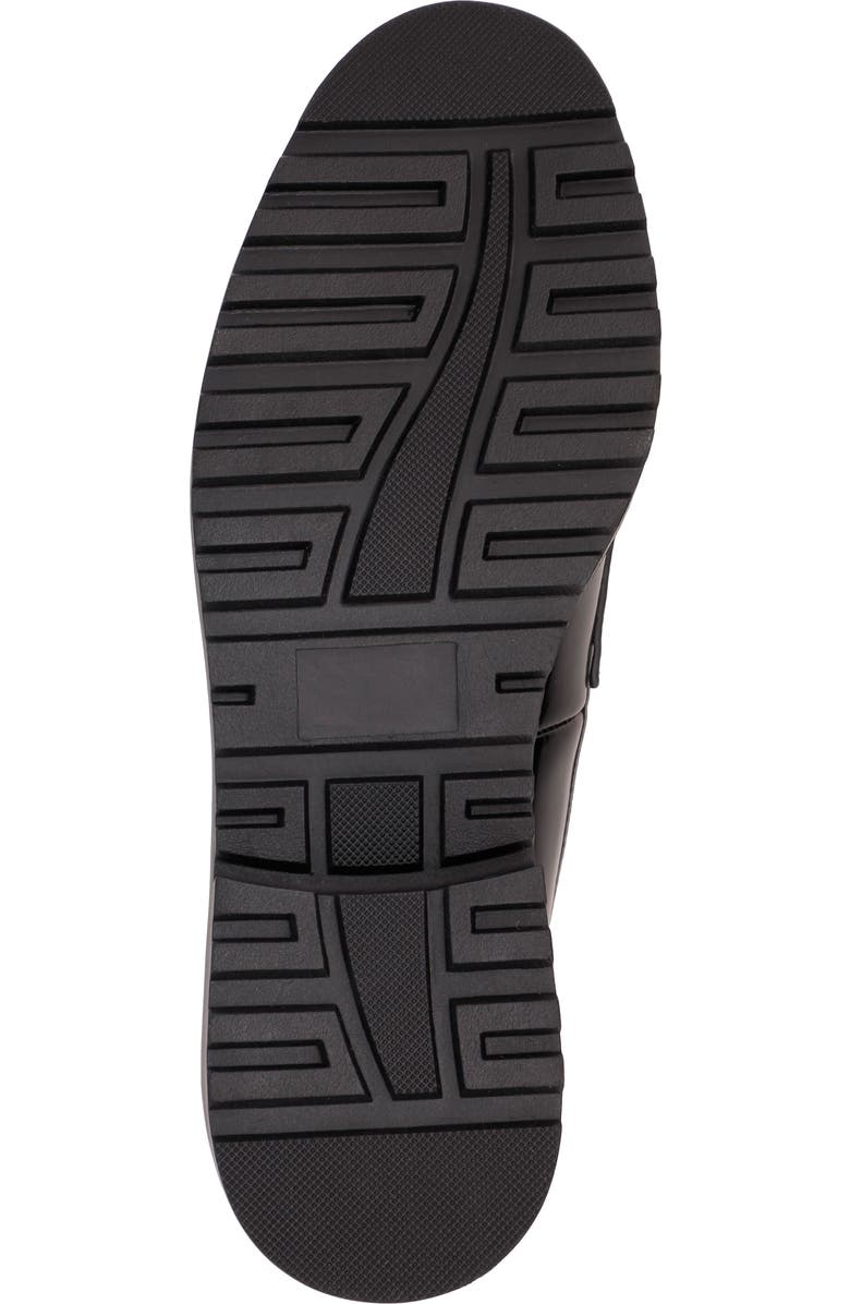 MIA AMORE Hali Lug Sole Penny Loafer, Alternate, color, Black