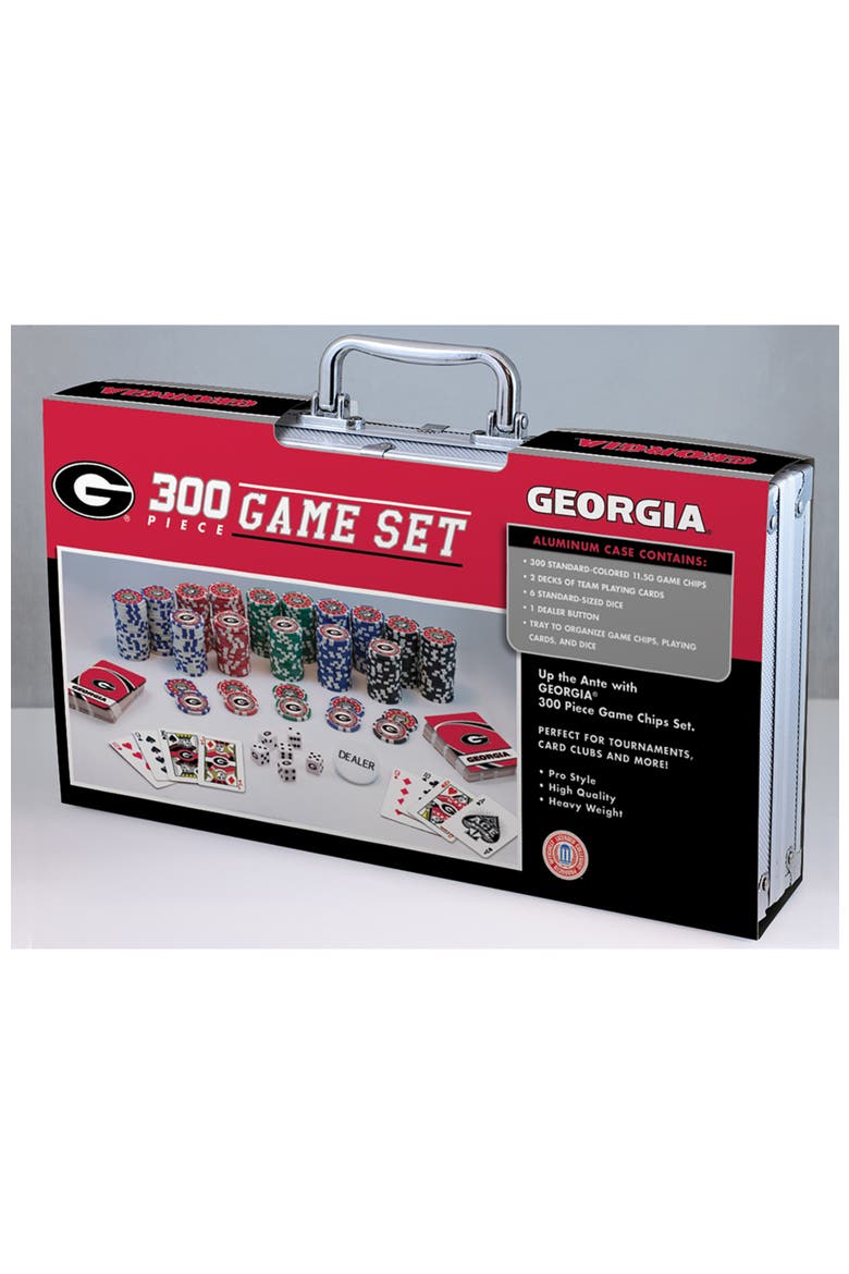 Georgia Bulldogs 300 Piece Poker Set, Alternate, color, Multicolor