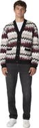 Missoni The Cardigan In Wool And Cotton With Zigzag