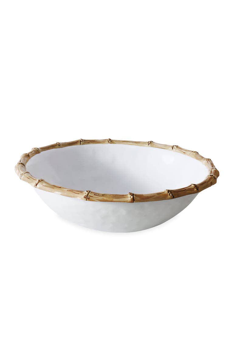 BEATRIZ BALL Collection VIDA Cane Large Salad Bowl, Main, color, White