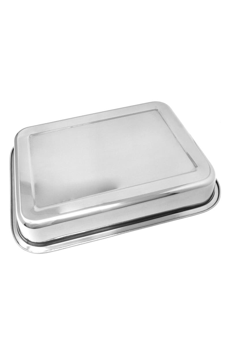 Stainless Steel 16 Inch Roast & Lasagna Pan, Heavy Duty, 2" Depth, Alternate, color, Silver