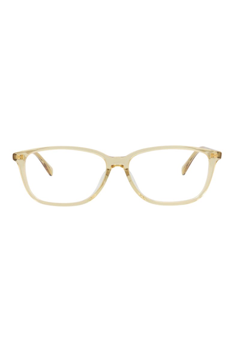 54mm Square Optical Glasses, Main, color, BROWN BROWN TRANSPARENT