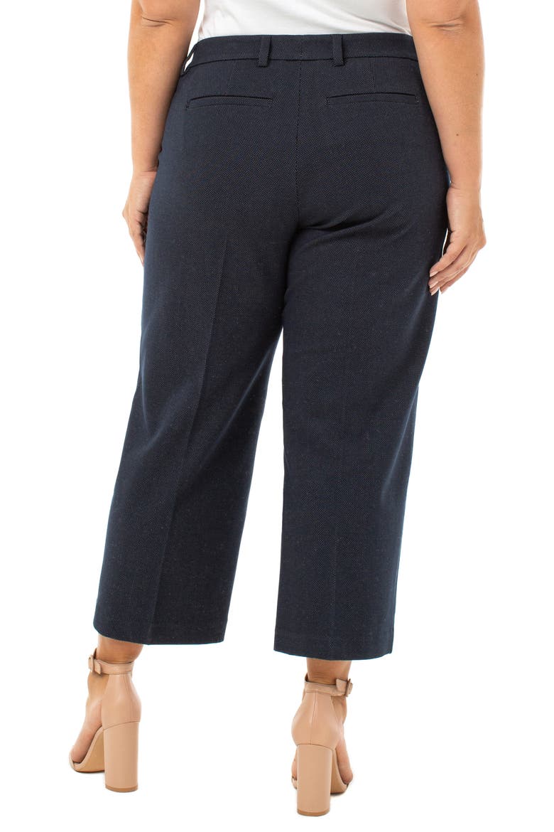Kelsey Stovepipe Knit Crop Trousers, Alternate, color, NAVY