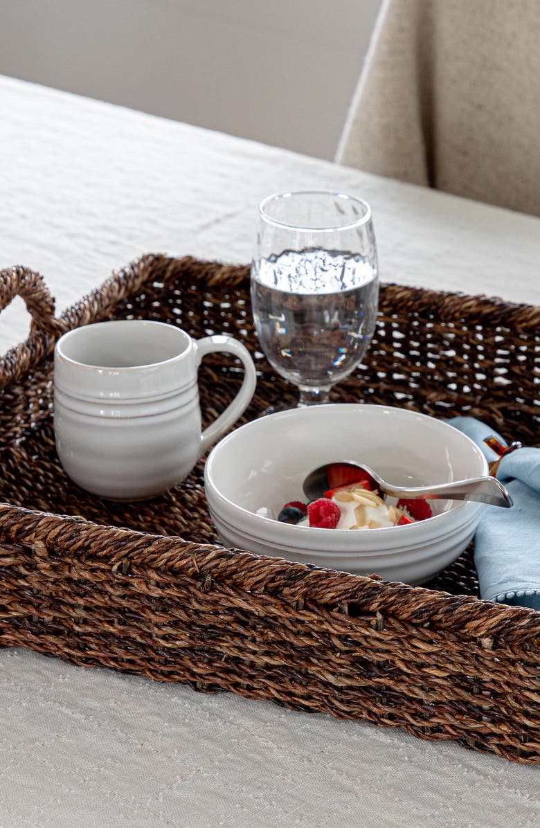 Juliska Bilbao Cereal/Ice Cream Bowl, Alternate, color, Whitewash