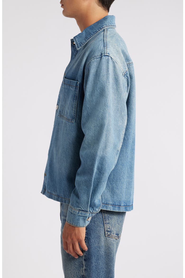 Denim Shirt Jacket, Alternate, color, FREQUENCY