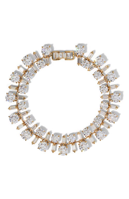 Nadri Stellar Cubic Zirconia Bracelet In Gold