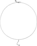 Monica Vinader Lab Grown Diamond Initial Pendant