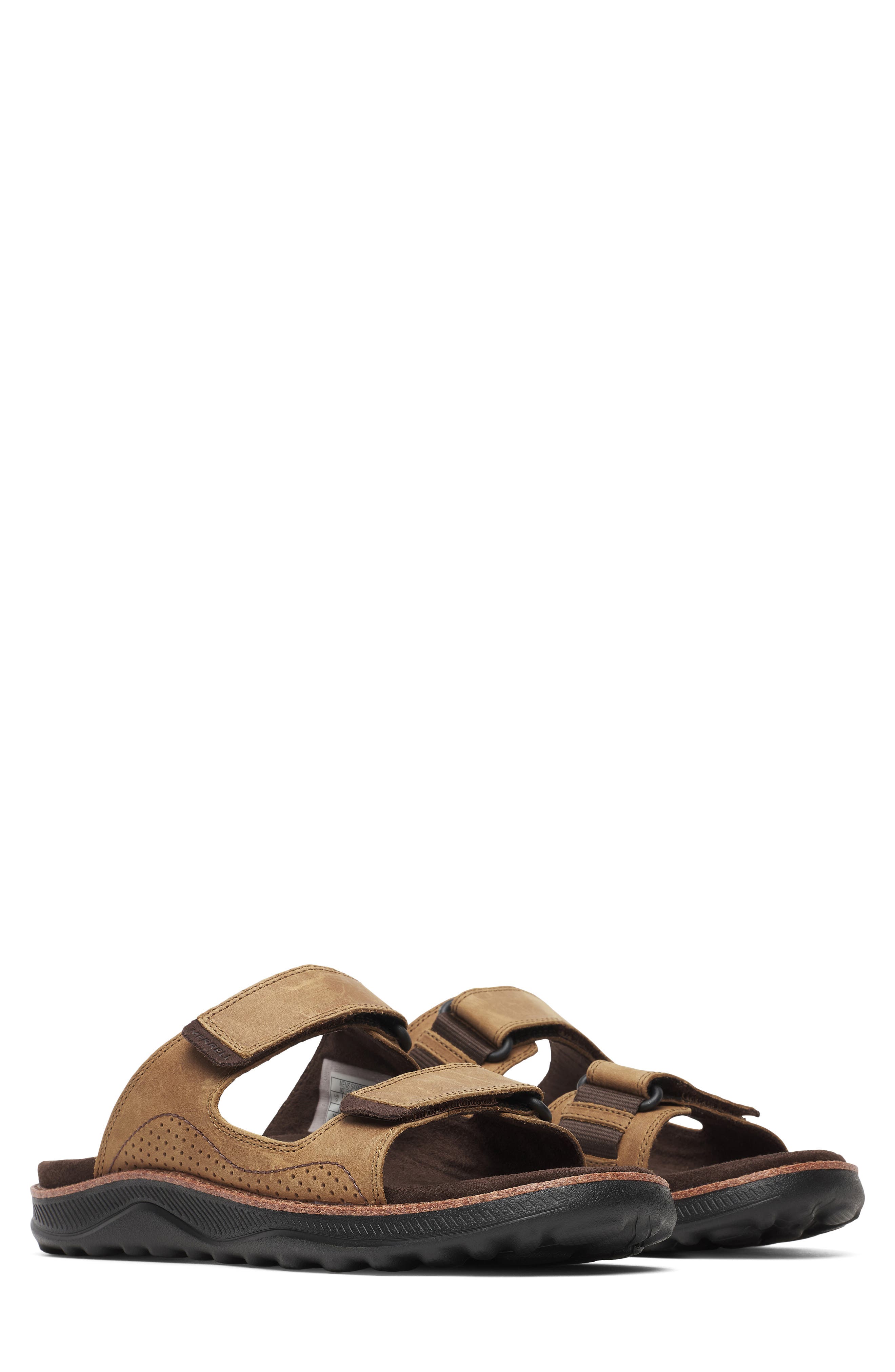 Merrell Cove Slide Sandal, Main, color, Coffee