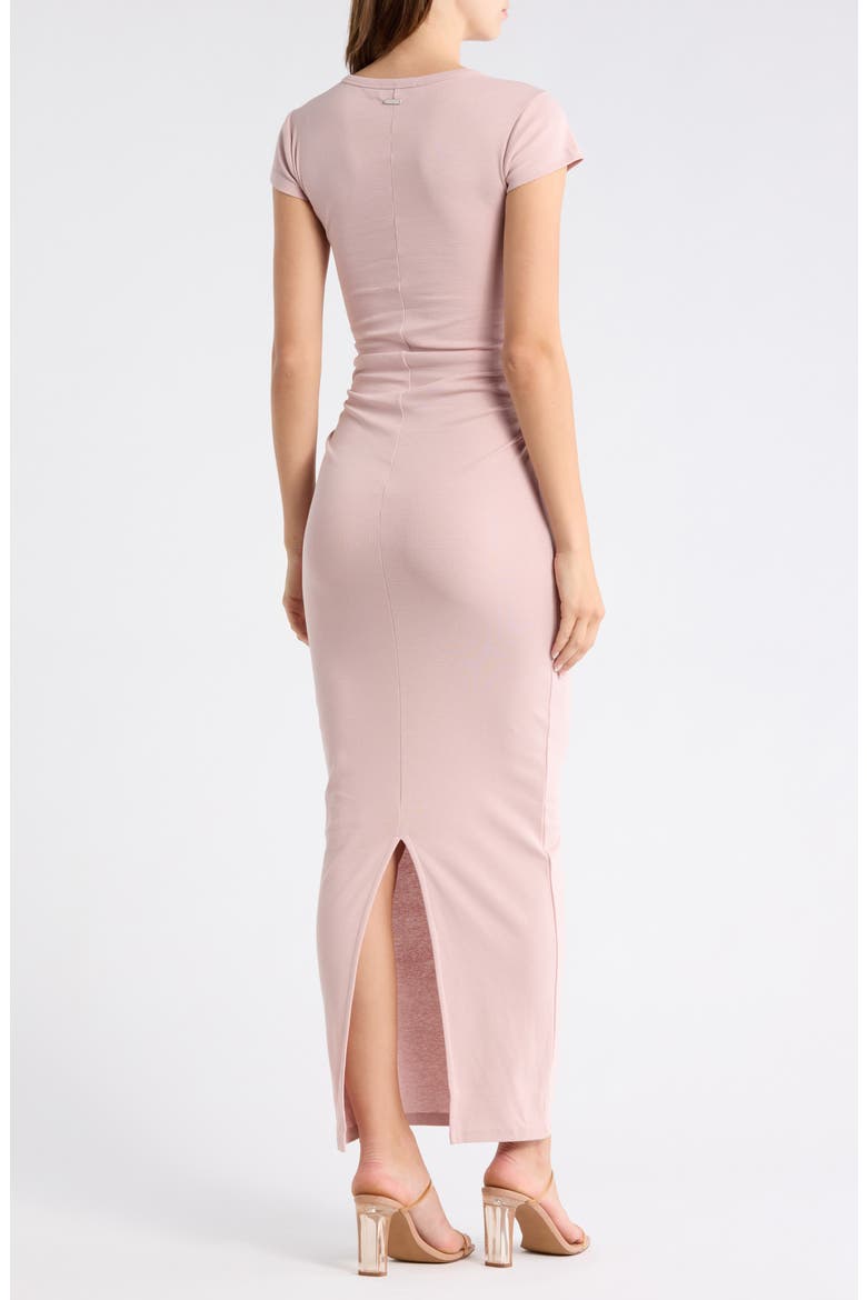 Katarina Slim Fit Cap Sleeve Maxi Dress, Alternate, color, MAUVE CHALK PINK