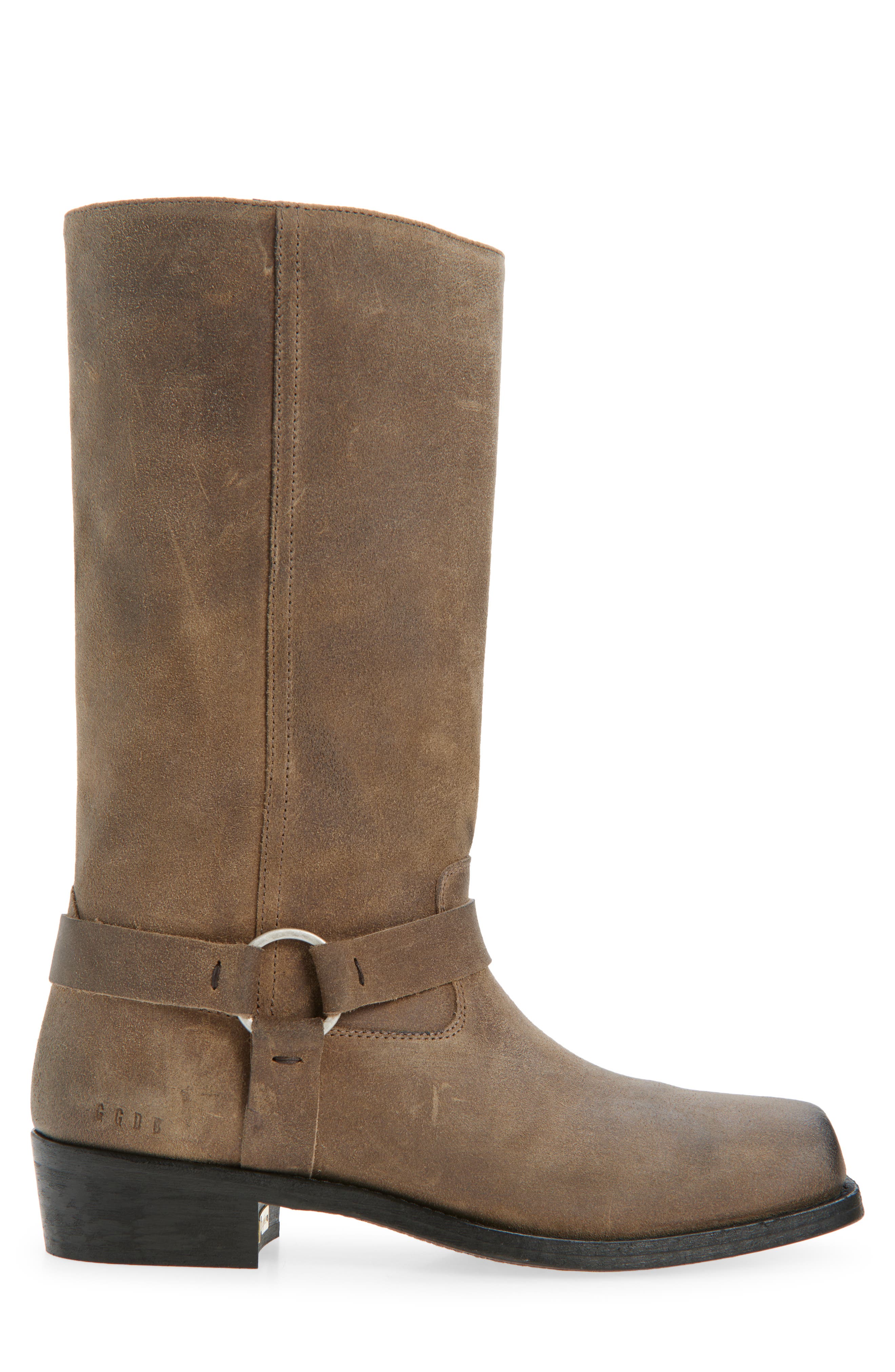 Golden Goose Biker Boot, Alternate, color, Dark Beige
