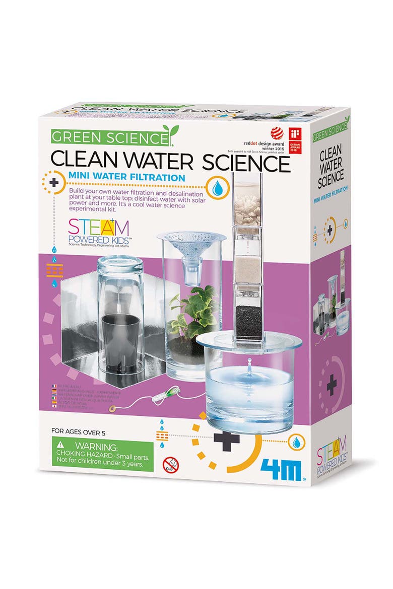 Green Science Clean Water Science Diy Water Filtration Kit, Main, color, Multicolored
