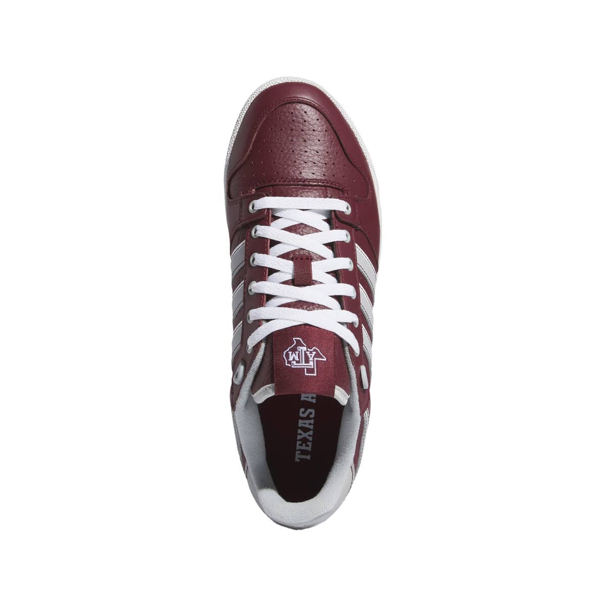 adidas Unisex adidas Maroon/Gray Texas A&M Aggies Centennial 85 Low Basketball Shoes, Alternate, color, 