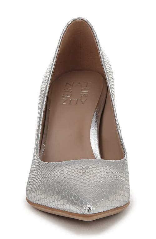 Naturalizer Anna Pointed Toe Pump In Silver