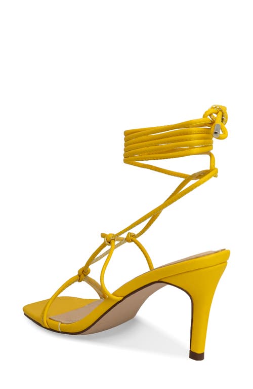 Chase & Chloe Chase And Chloe Knotted Ankle Wrap Sandal