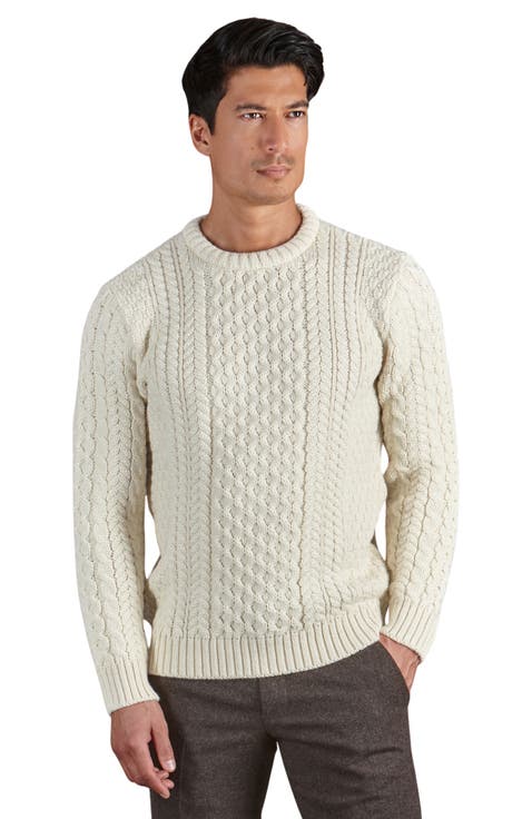 Fisherman's British Wool Cable Sweater