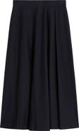 MM by Max Mara Aquila Pleated Jersey Midi Skirt